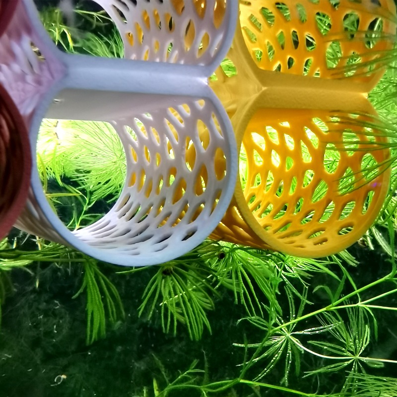Aquarium Fish Hiding Places - フローティングベタハンモックトンネル、エビハウスケーブ、小型水生ペット用休憩エリア＆隠れ家シェルター、水槽装飾