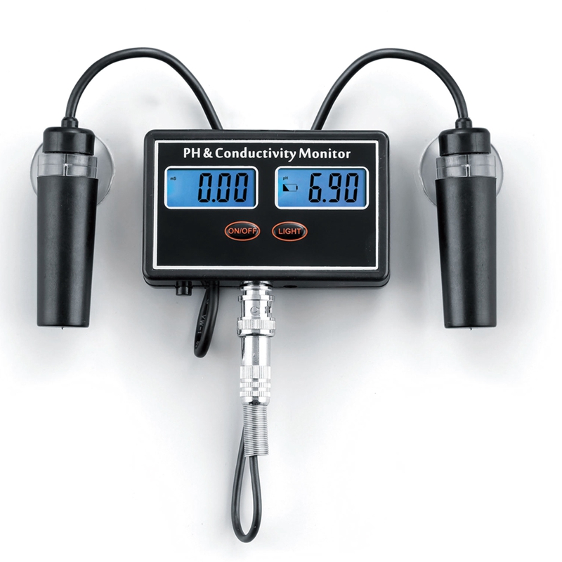 Aquarium Fish Online - デジタルオンラインPH ECモニター 0.01導電率 水質テスター 2in1 LCD