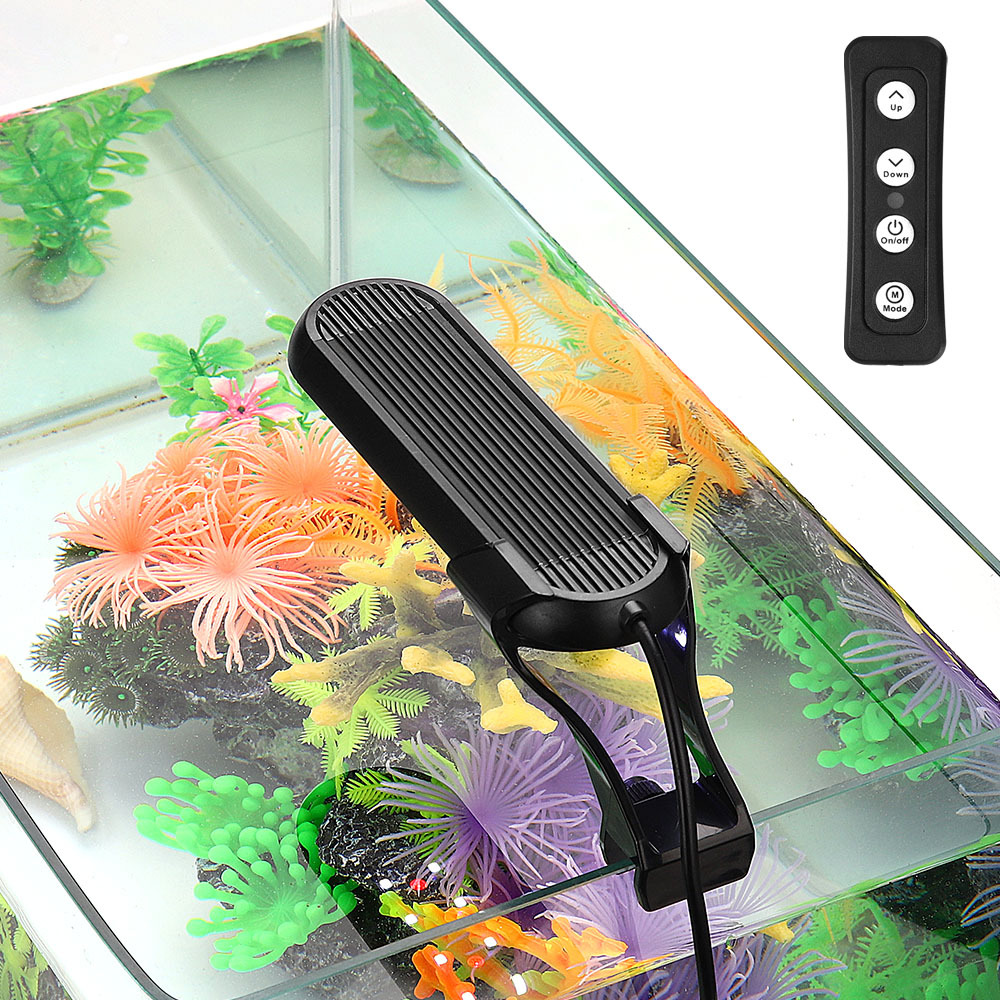 Aquarium Fish Colour - 水族館の照明,RGB植物の成長のためのカラフルな照明,水生植物の照明,USB,防水,6W