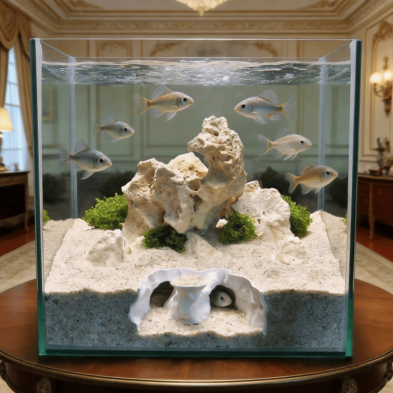 Aquarium Fish Hiding Places - 水槽の装飾は、魚の水槽の階層感を高め、爬虫類や両生類の隠れ場所を提供します。