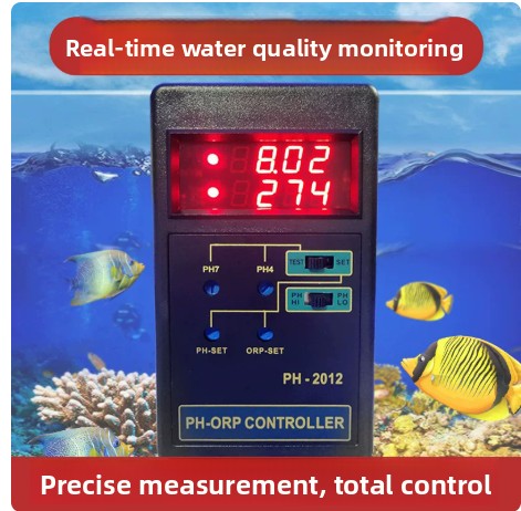 Aquarium Fish Online - 水槽用PHコントローラー PH-201 デジタルテスター 0.00-14.00pH オンラインモニター 魚タンク用