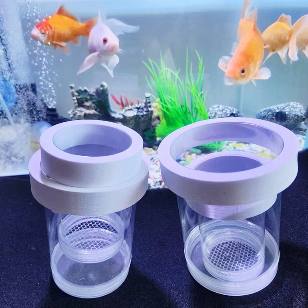 Aquarium Fish Jar - プラスチックフローティング魚飼育隔離ボックス水族館ブリーダーフィーダー孵化インキュベーター水族館孵化場アクセサリー