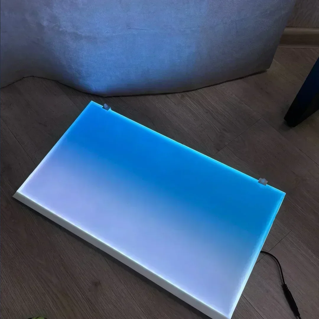 Aquarium Fish Colour - RGBアクリル水槽背景 カラフルグラデーション 発光 アプリ制御 水槽背景装飾 サイズカスタマイズ可能