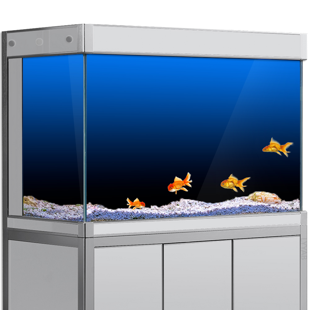 Aquarium Fish Green - 水槽の背景ステッカー黒、緑、青のグラデーションシンプルな印刷壁紙水族館の背景の装飾 PVC