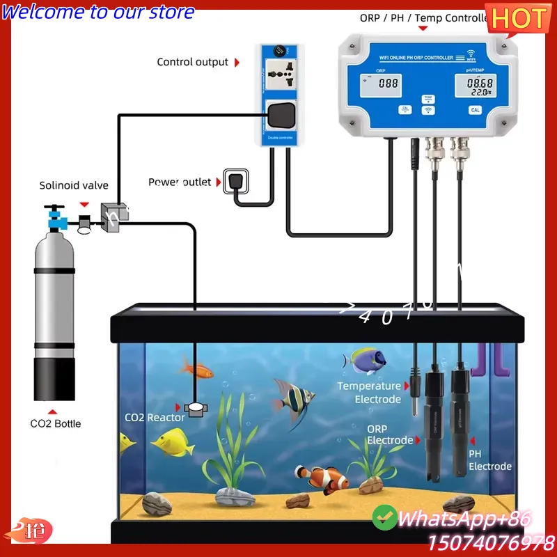 2026 ワイヤレスWiFiオンライン制御検出器 水槽魚タン - Aquarium Fish Online のレビューと価格