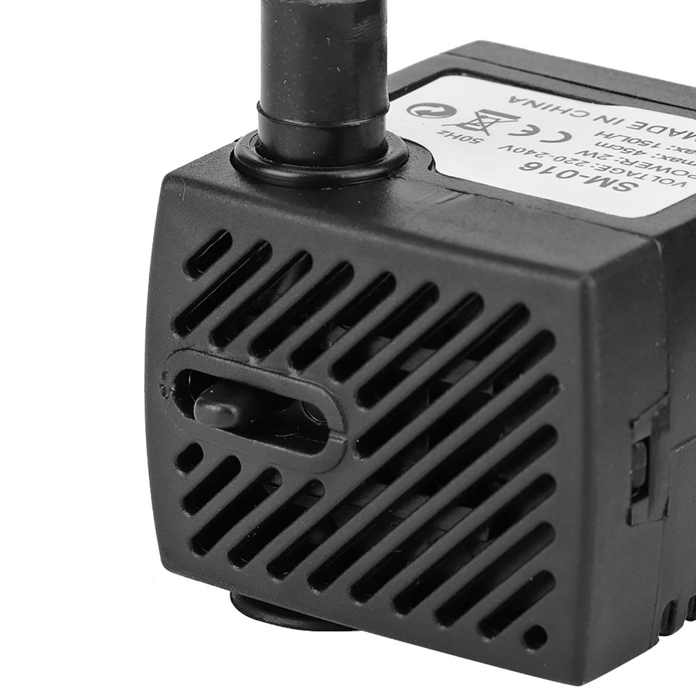 超静音水中ポンプ ミニサイズ 150L/H 流量 水槽ポンプ - Aquarium Fish Rate のレビューと価格