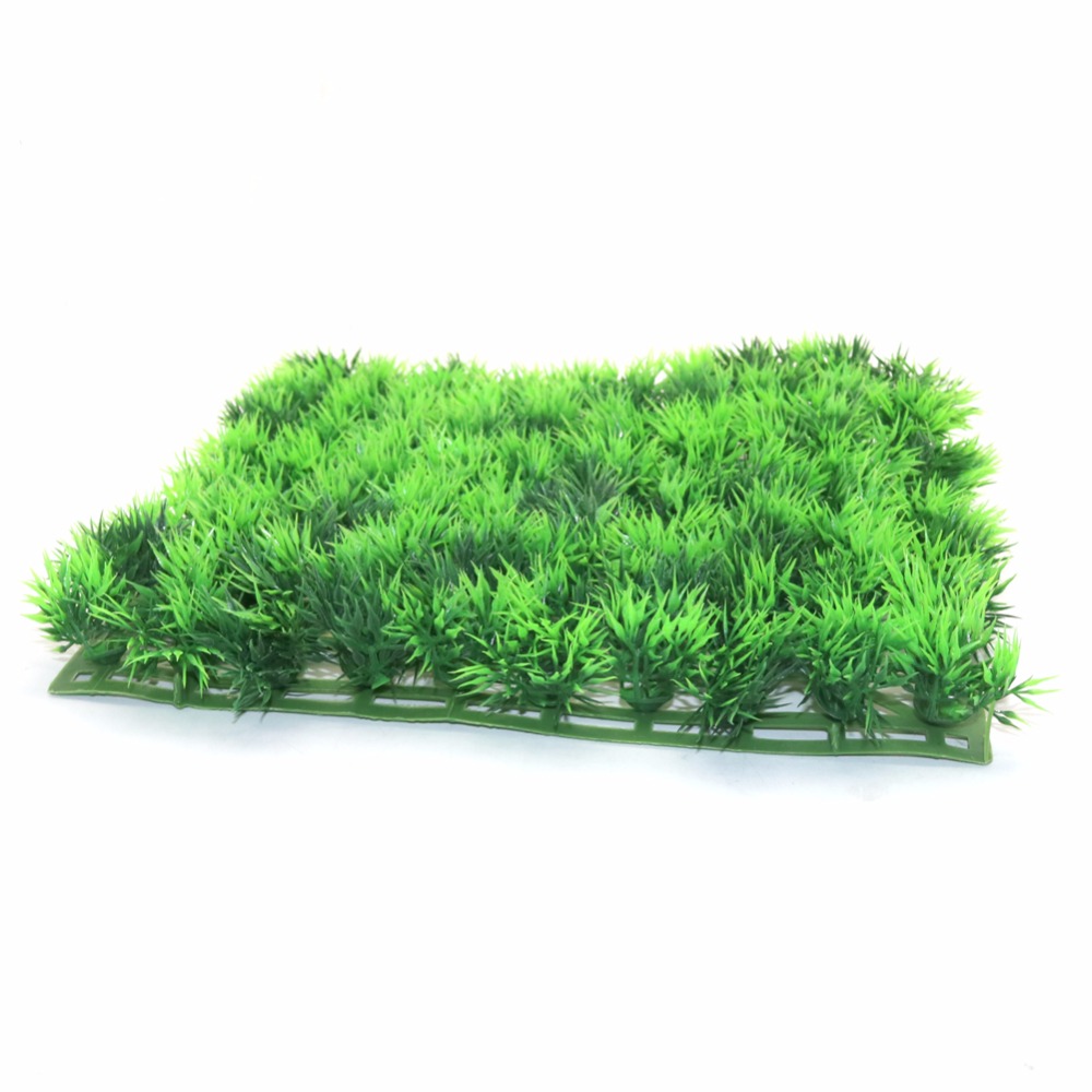 人工緑草植物芝生ターフ水生水族館水槽の装飾偽苔水族館の装飾品 - Aquarium Fish Green のレビューと価格