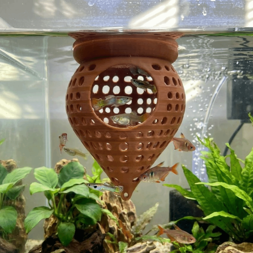 3Dプリント製フローティングフィッシュハンモック隠れ家、中空 - Aquarium Fish Hiding Places のレビューと価格