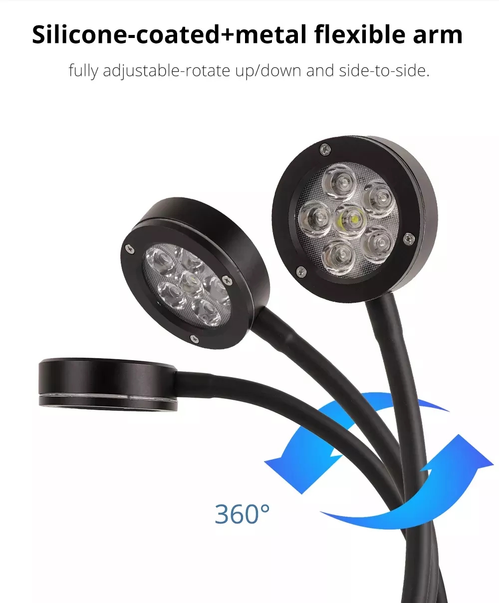 クリップオン 18 ワットナノ植物成長水族館ライトリーフ水槽 - Refugium Light Nano のレビューと価格