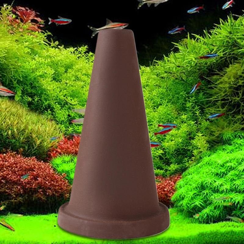 魚の水族館の装飾の陶器粘土のコーン、天使の魚のスレート、プリ - Aquarium Fish Hiding Places のレビューと価格