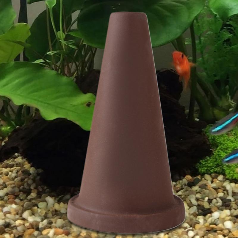 魚の水族館の装飾の陶器粘土のコーン、天使の魚のスレート、プリ - Aquarium Fish Hiding Places のレビューと価格