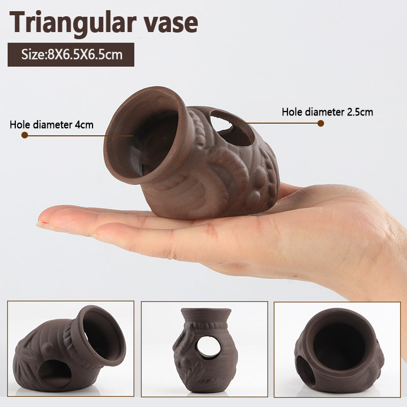 セラミックハウス水槽水族館の装飾魚エビシェルターハウス陶器サ - Aquarium Fish Hiding Places のレビューと価格