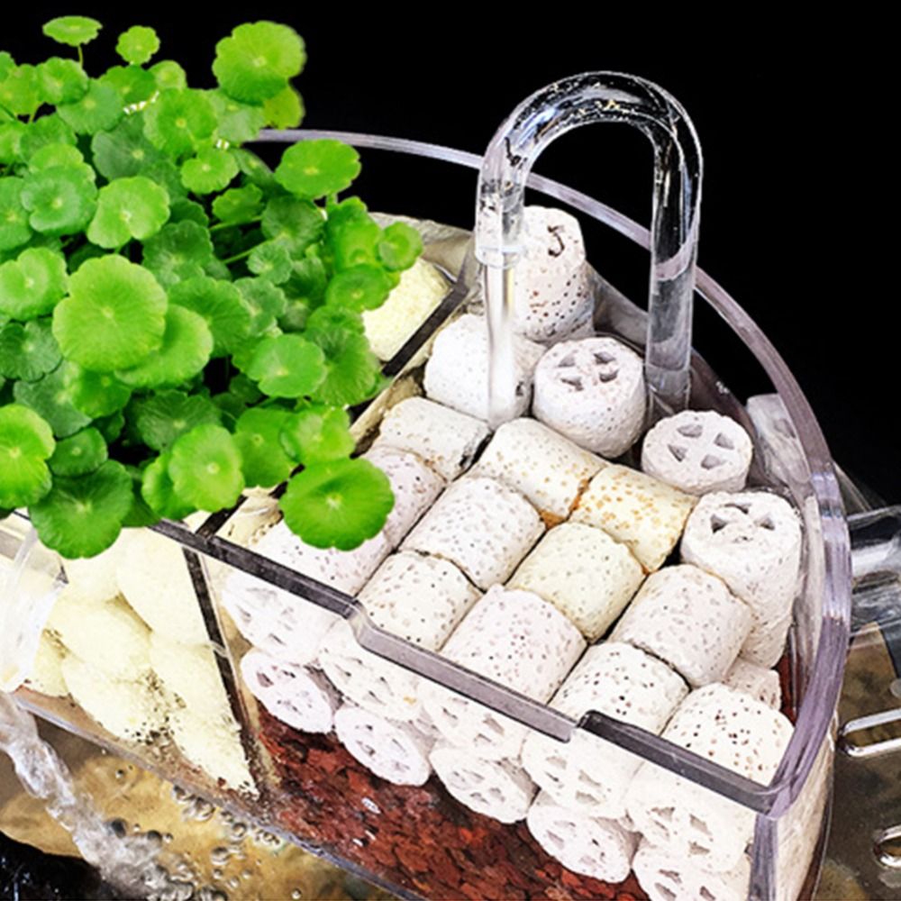 3-in-1 外部フィルターボックス 吊り下げ式 高透明度水 - Aquarium Fish Jar のレビューと価格