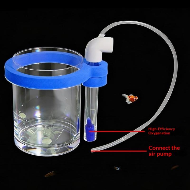 透明アクリル製魚繁殖ボックス、水ポンプ付きフローティング孵化 - Aquarium Fish Jar のレビューと価格