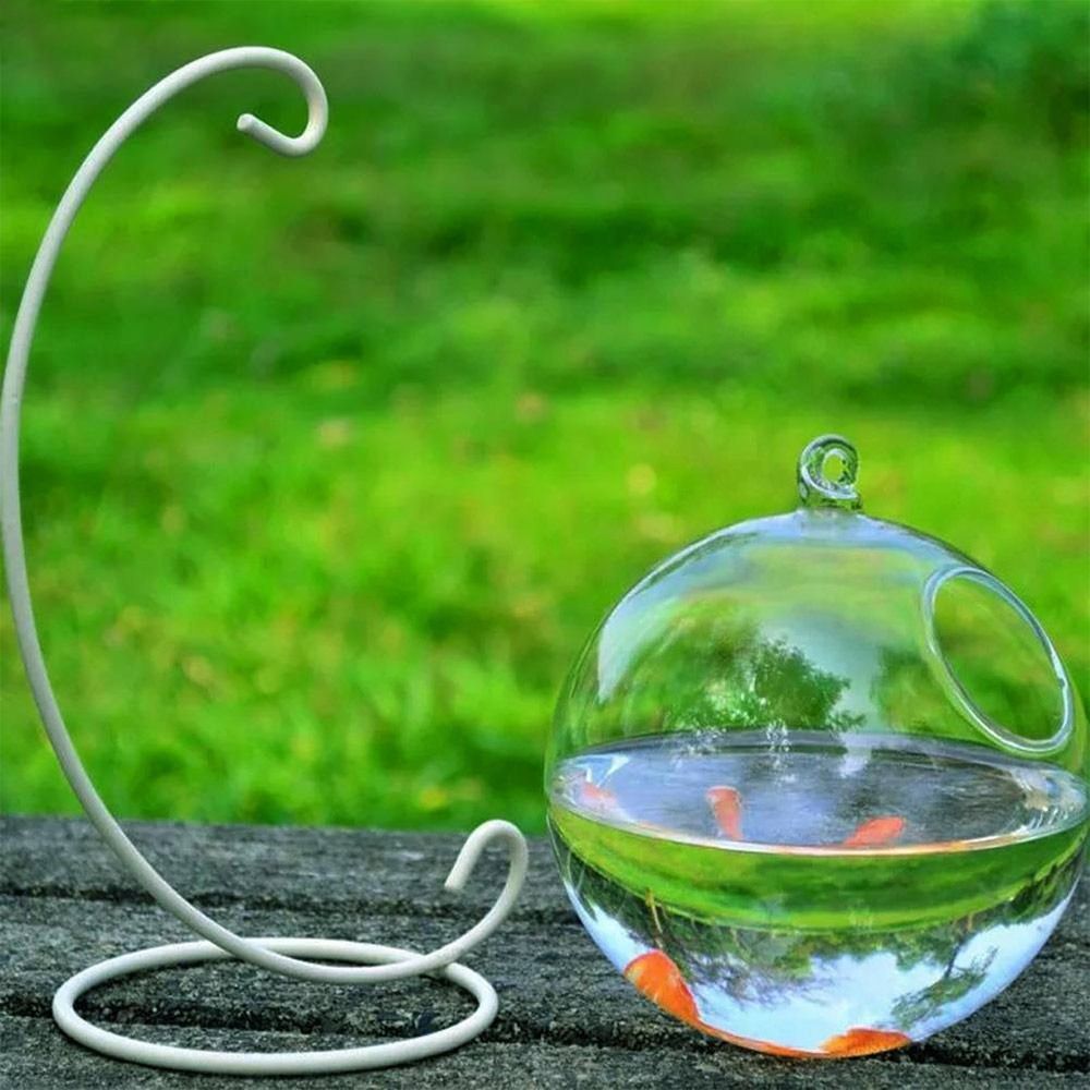 水槽飾り壁掛けラックホルダー付きホームデコレーション水槽魚鉢 - Aquarium Fish Jar のレビューと価格
