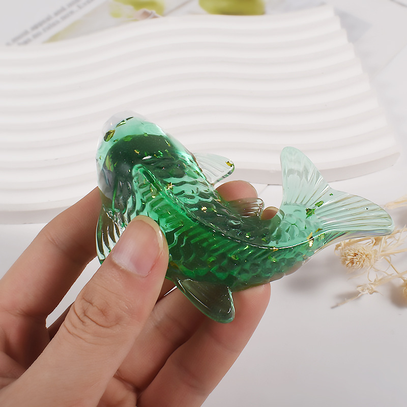 3D 鯉の形をしたエポキシ樹脂型海洋動物鯉タコエポキシ鋳造シ - Aquarium Fish Farm のレビューと価格