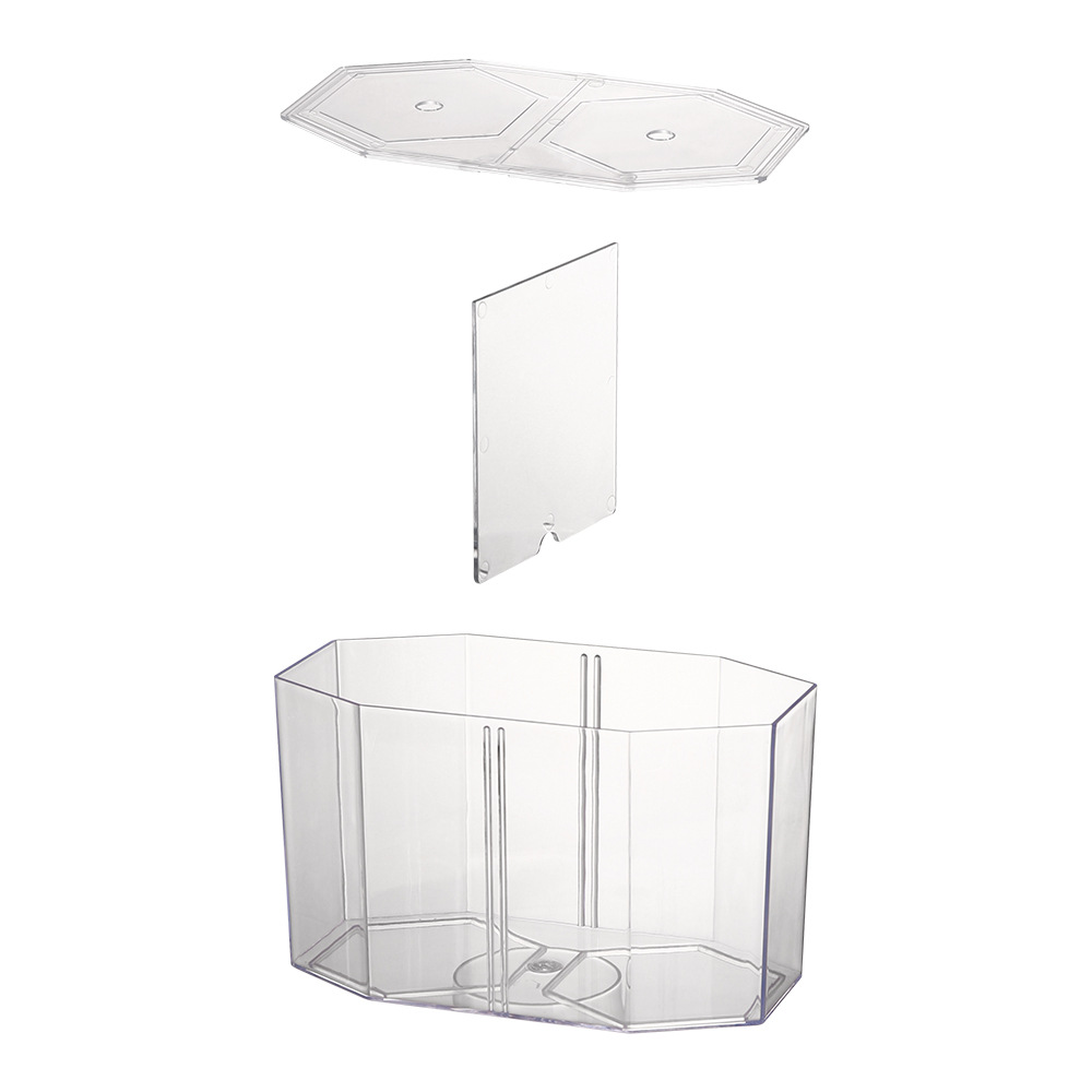 アクリル 2 分割グッピー水槽水族館ベタ金魚鉢透明水族館孵化 - Aquarium Fish Jar のレビューと価格