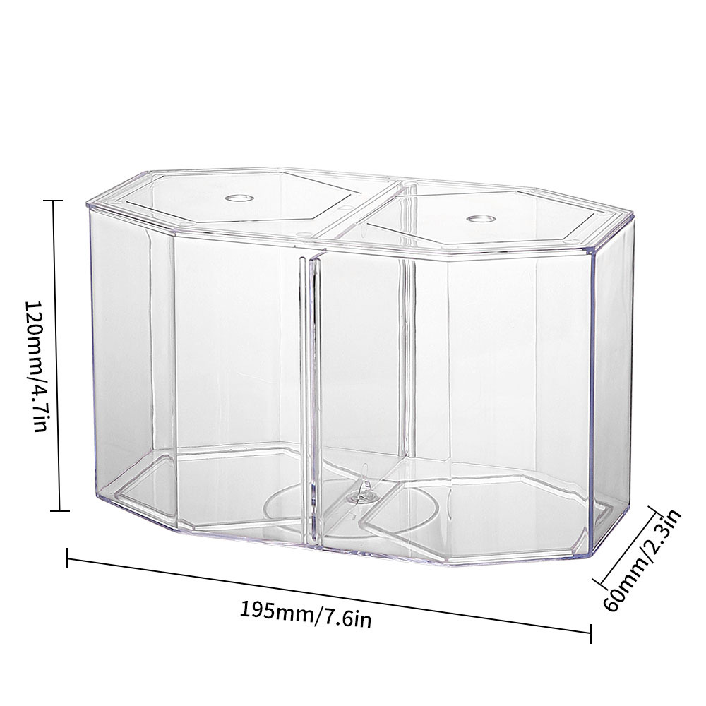 アクリル 2 分割グッピー水槽水族館ベタ金魚鉢透明水族館孵化 - Aquarium Fish Jar のレビューと価格