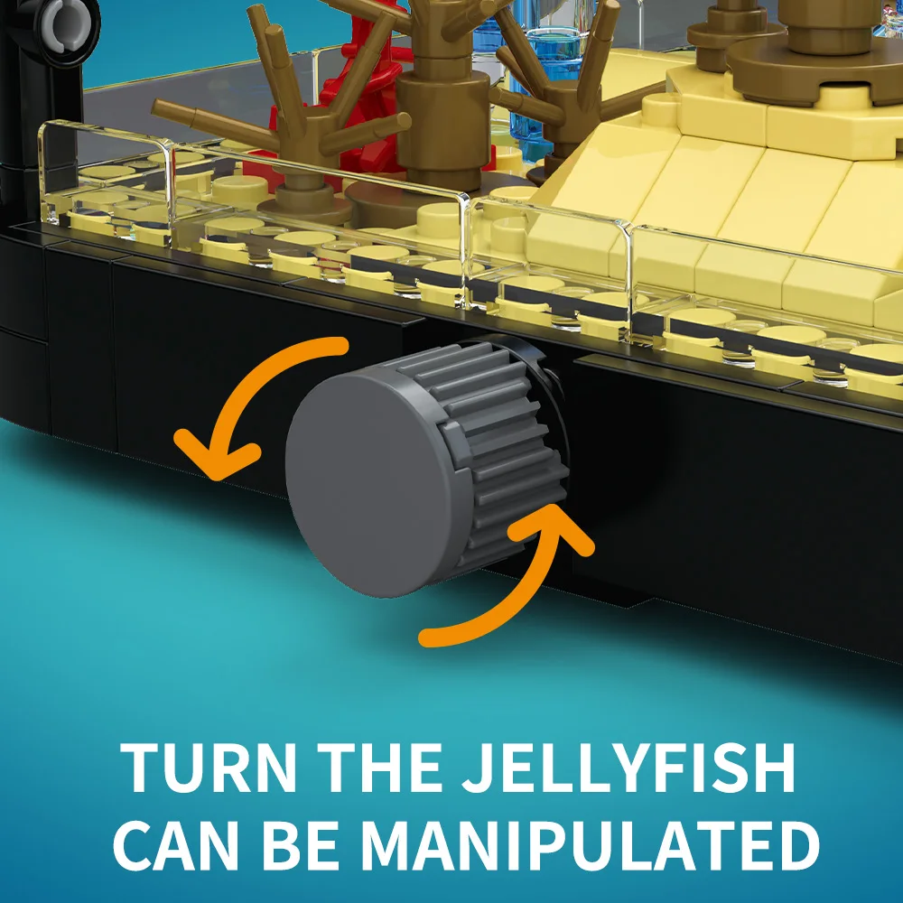 ライト付き水槽ビルディングブロックセット、水槽、海洋カメ、1 - Aquarium Fish Farm のレビューと価格