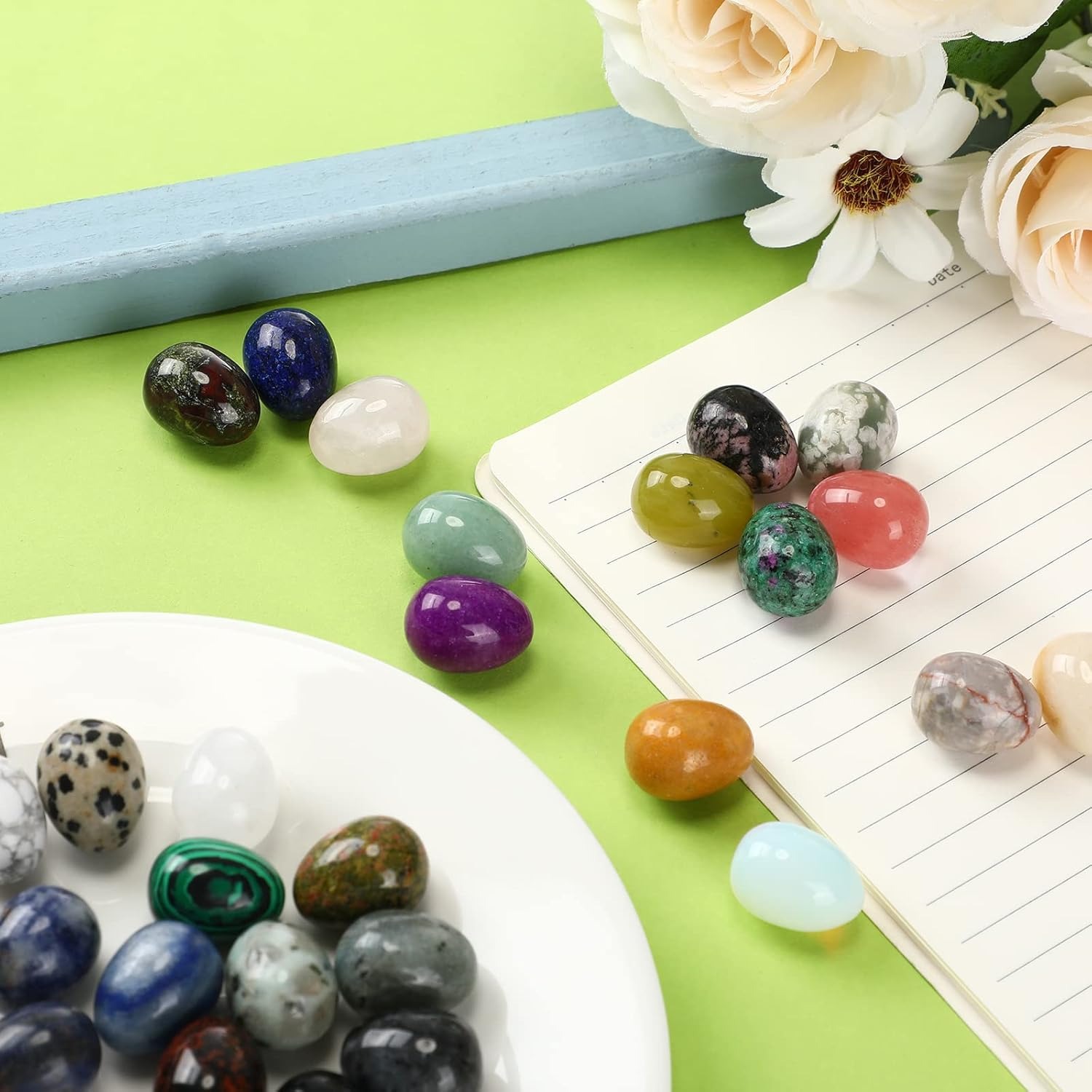 天然クリスタルビーズ8個、DIYジュエリーアクセサリー/水槽 - Aquarium Fish Only のレビューと価格