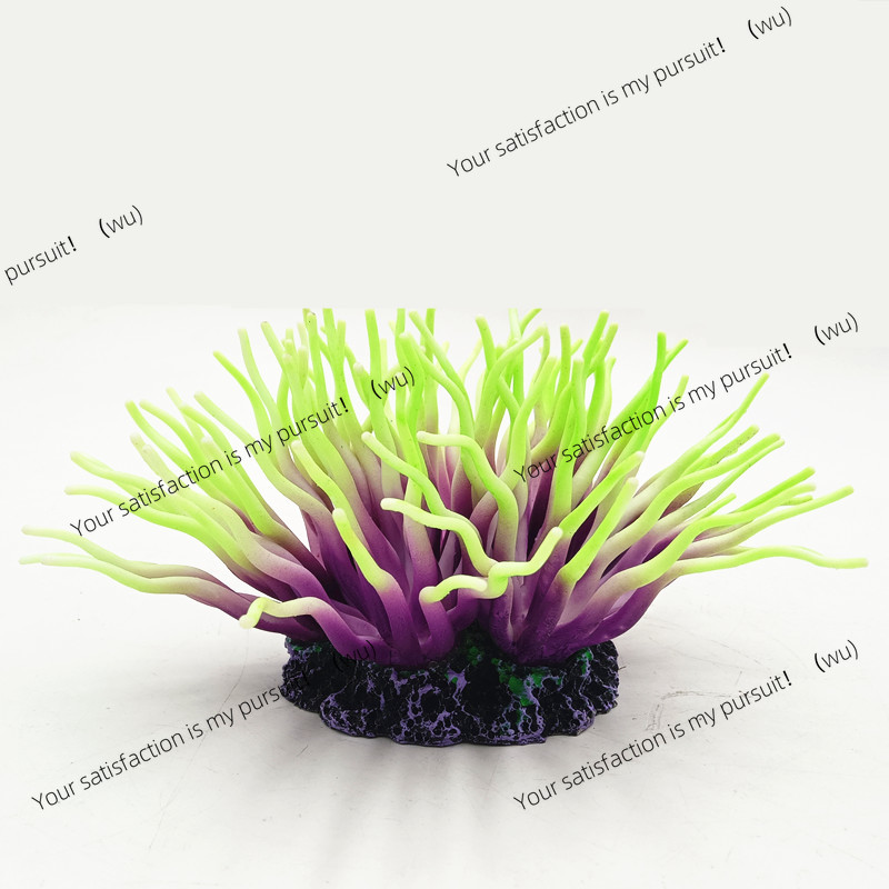 ZOCI-1PC カラフルなシミュレーション花の形の植物人工 - Aquarium Fish Colour のレビューと価格