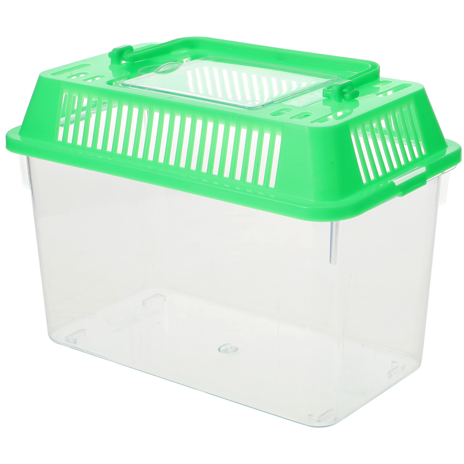 携帯型ミニ水槽 プラスチック製ポータブルアクアリウム 小型水 - Aquarium Fish Green のレビューと価格