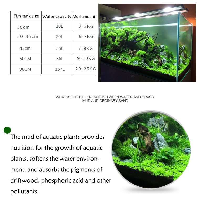 水族館植物の種子,水槽の素材,砂,土壌肥料,魚の手入れ,淡水 - Aquarium Fish Farm のレビューと価格