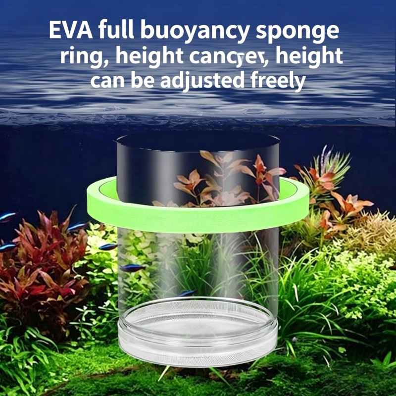 透明なフローティングアクアリウム孵化ボックス、グッピー、ゼブ - Aquarium Fish Jar のレビューと価格