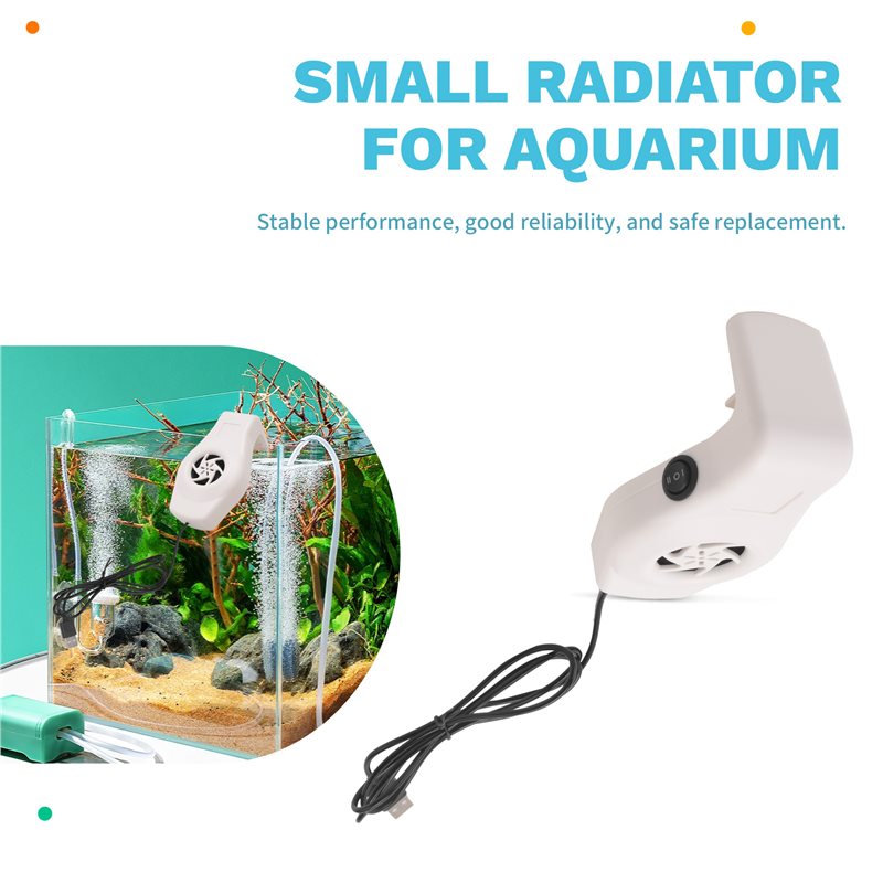 水槽冷却サイレントファン水槽冷却ファン水槽小型ラジエーターポ - Aquarium Fish Rate のレビューと価格