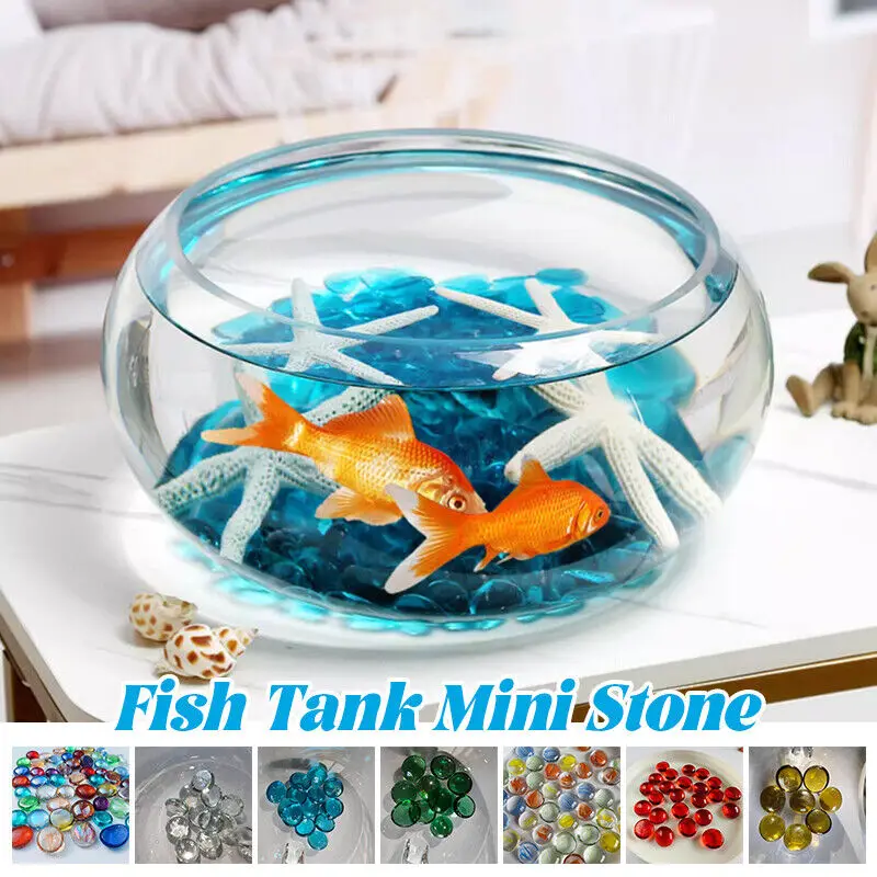 ラウンドクリアクォーツクリスタルバルタンブルストーン、ミニカ - Aquarium Fish Colour のレビューと価格