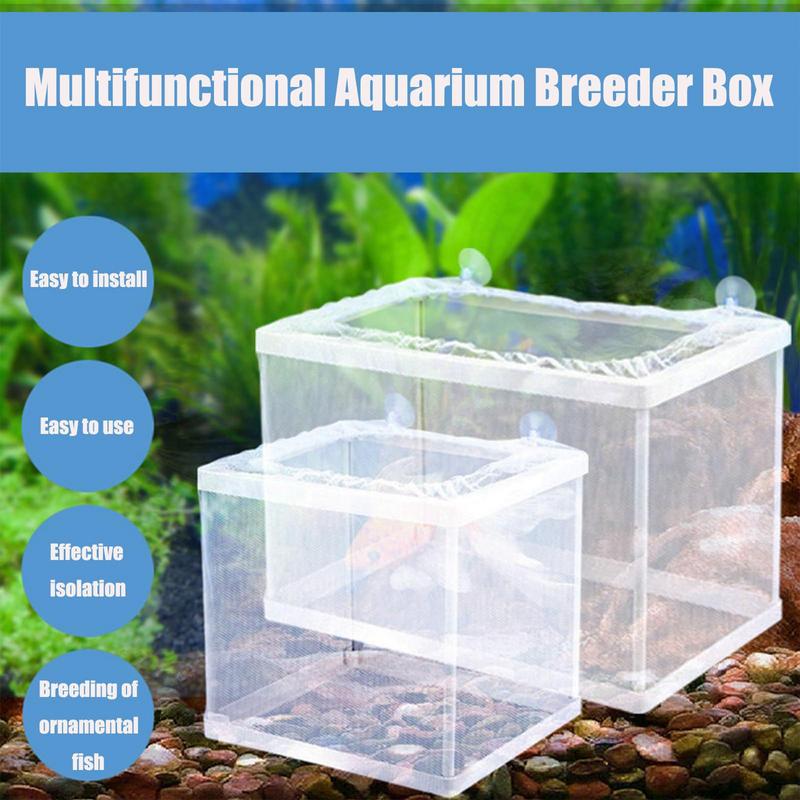 吸引付き魚飼育箱、水族館孵化器、メッシュボックス、稚魚分離ネ - Aquarium Fish Jar のレビューと価格