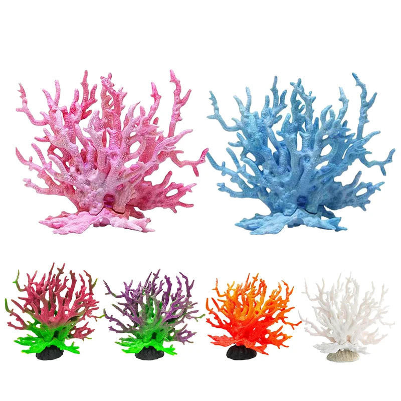 水族館サンゴシミュレーション人工偽サンゴ水槽植物風景装飾複数 - Aquarium Fish Colour のレビューと価格